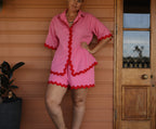 *PINK && RED SHORTS SET