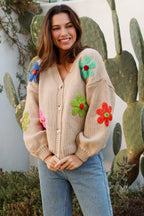 🌸 FLOWER POWER CARDI 🌸