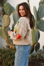 🌸 FLOWER POWER CARDI 🌸