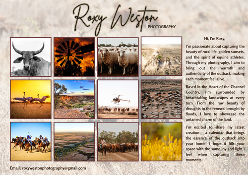 2025 RLR Photography Calendar