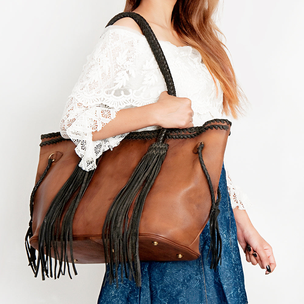 Extra Large Leather Tote