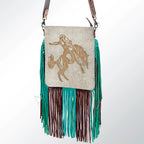 BRONC CROSSBODY - TURQ FRINGE