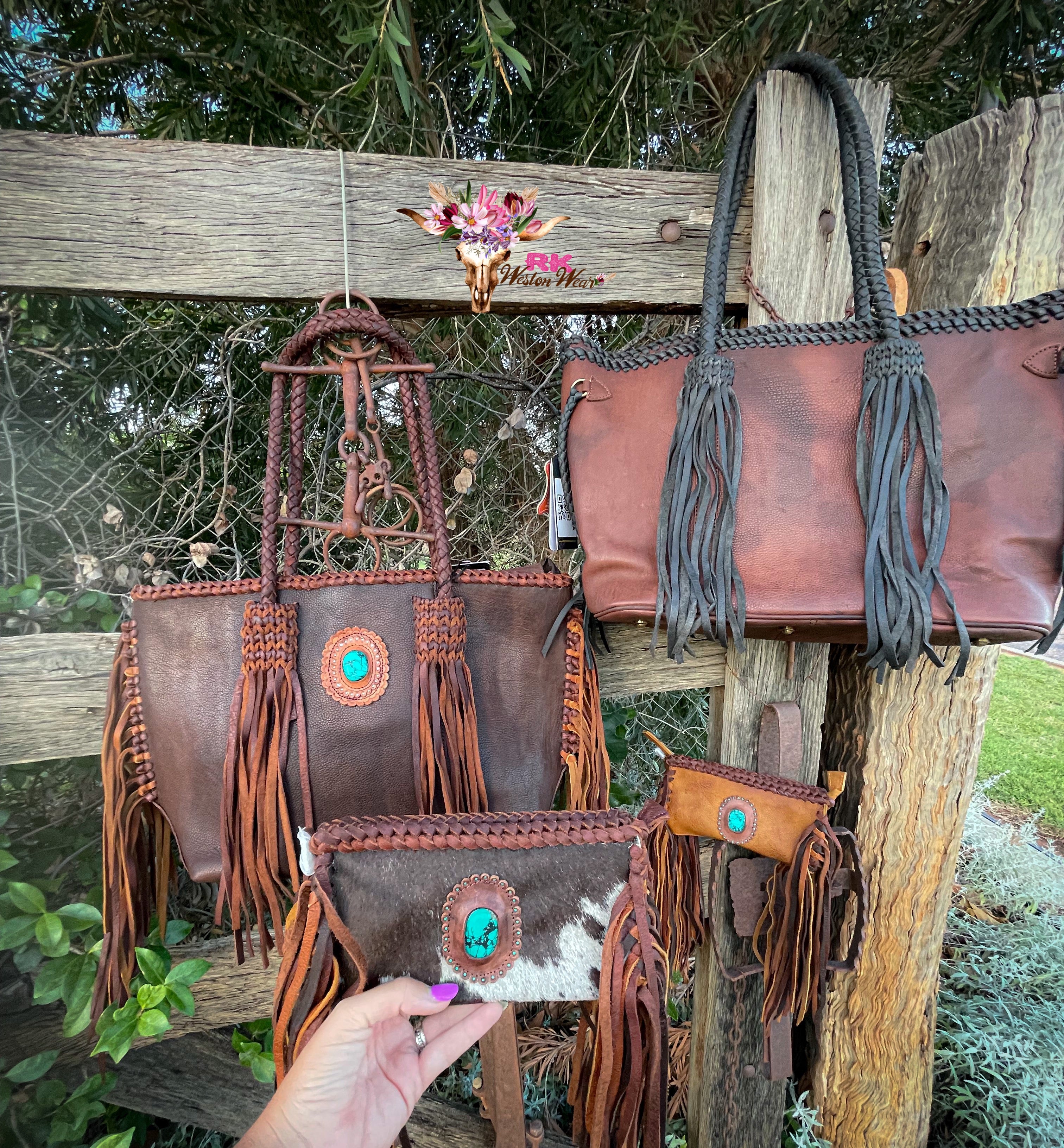 Braided Leather Tote