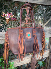 Braided Leather Tote