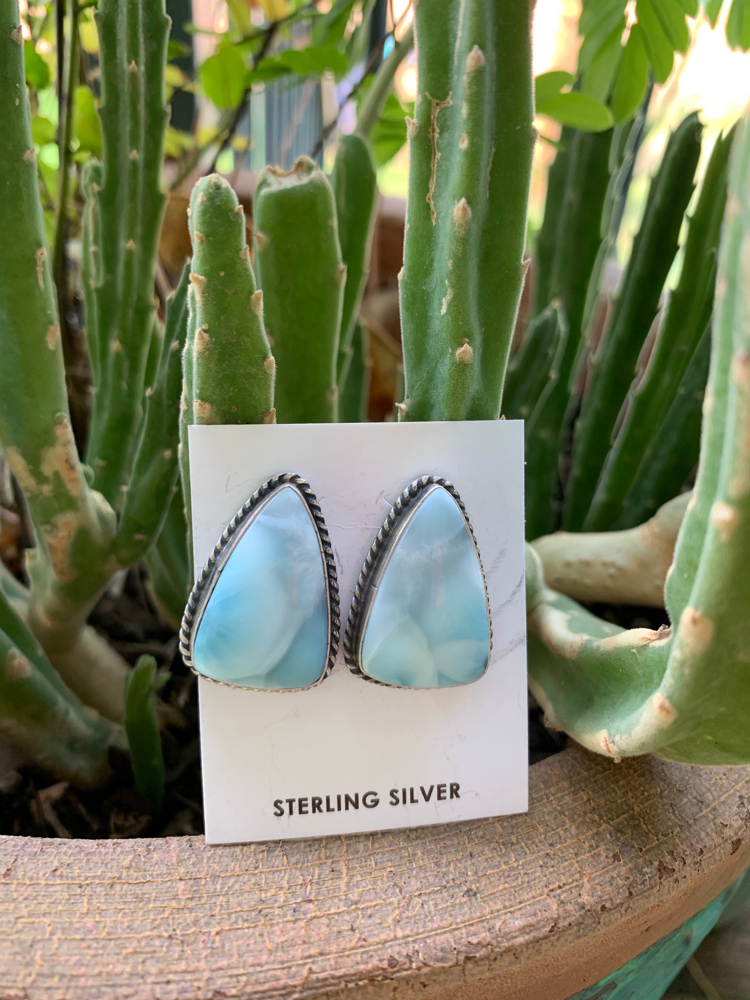 LARIMAR STUDS 💫